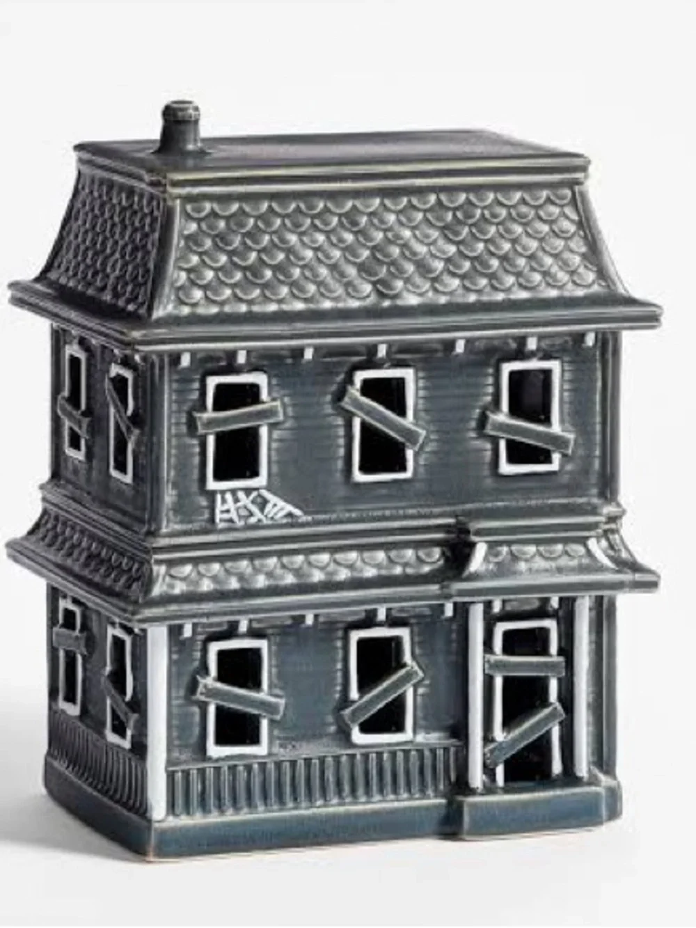 Pottery Barn Ceramic Haunted House ~ Medium Version 👻